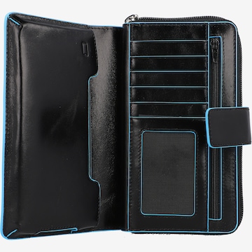 Piquadro Wallet 'Blue Square' in Black