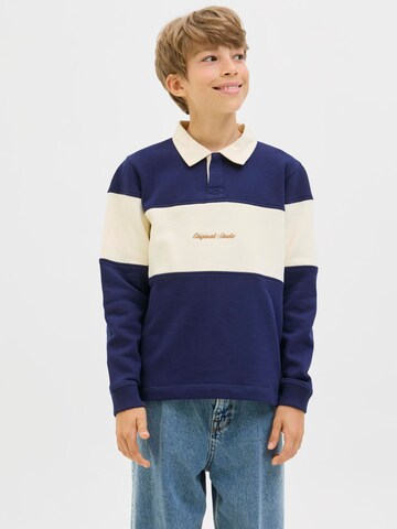 Jack & Jones Junior Sweatshirt in Blauw: voorkant
