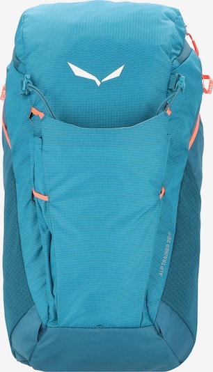 SALEWA Sports Backpack 'Alp Trainer' in Blue / Light blue / Orange / White, Item view