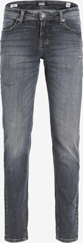 Jack & Jones Junior Slimfit Jeans 'Glenn' in Grijs: voorkant