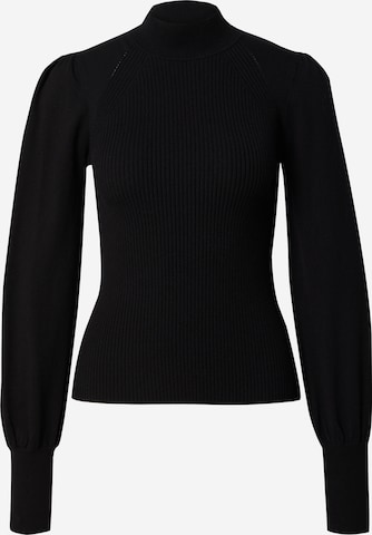NÜMPH Sweter 'VISSA' w kolorze czarny: przód