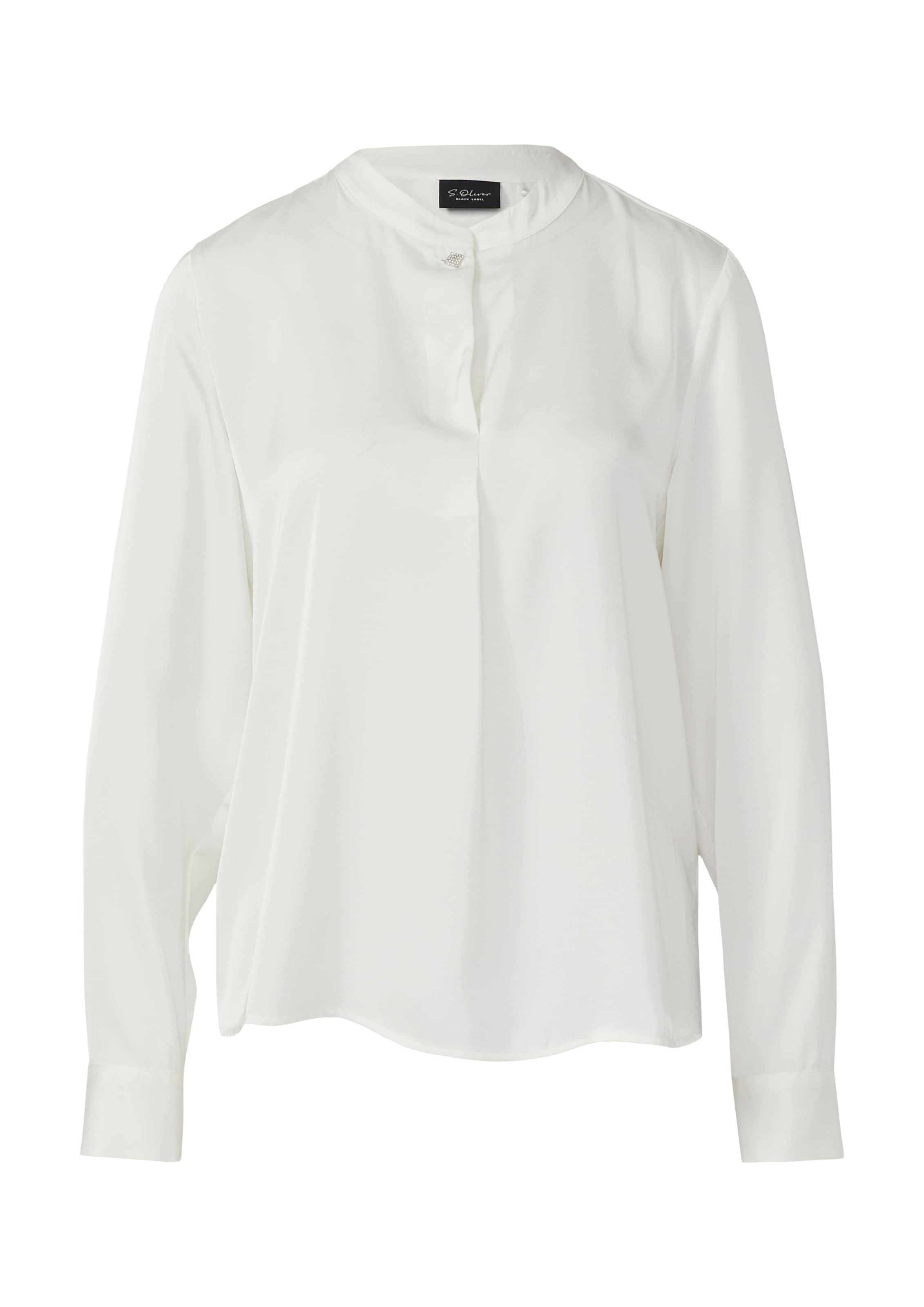 s.Oliver Bluse in Weiß: Vorderseite