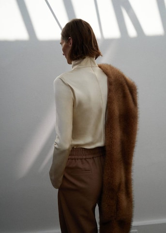 MANGO Pullover 'Stone' in Beige