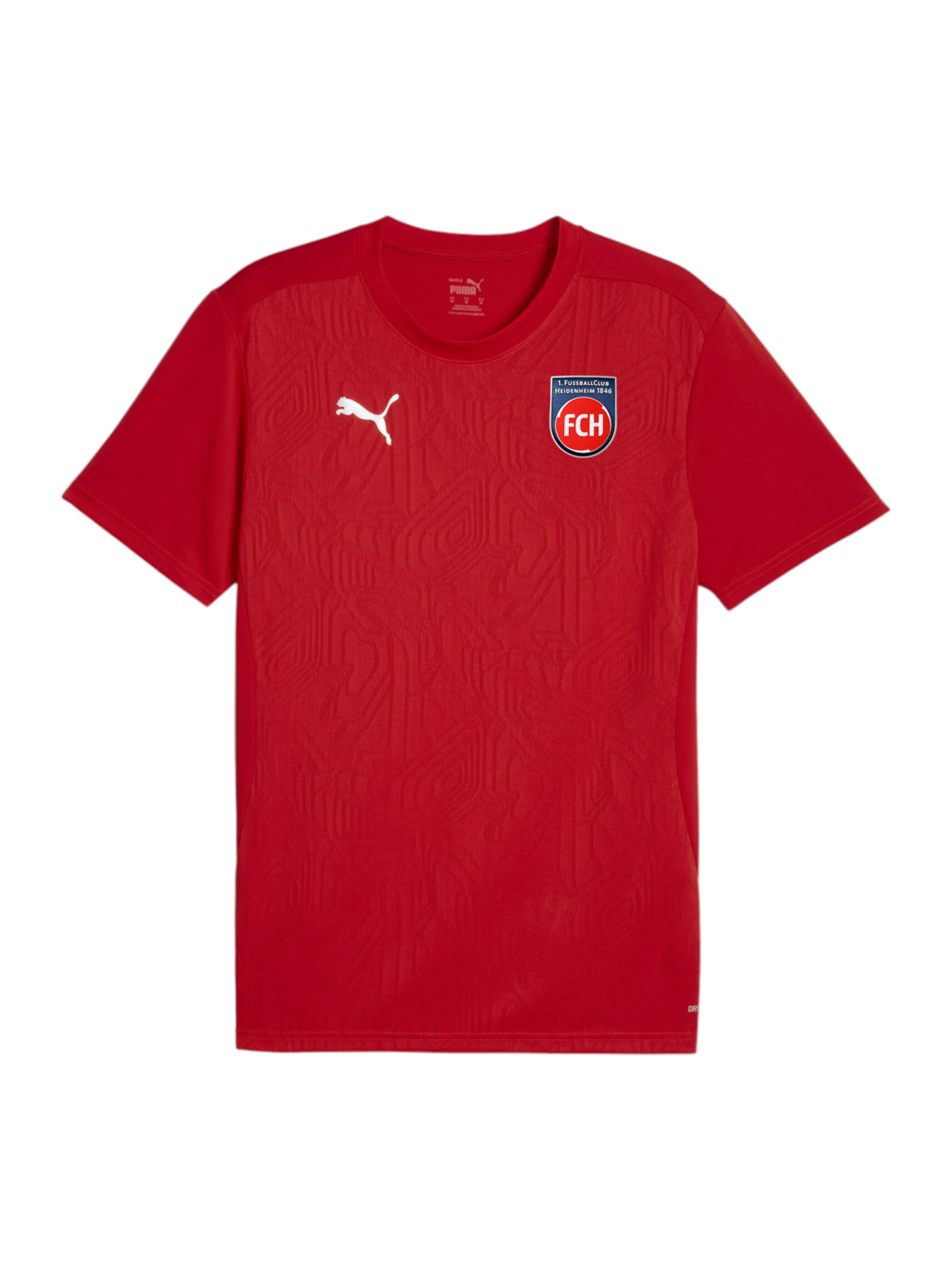 Tricou funcțional de la PUMA pe roșu: față