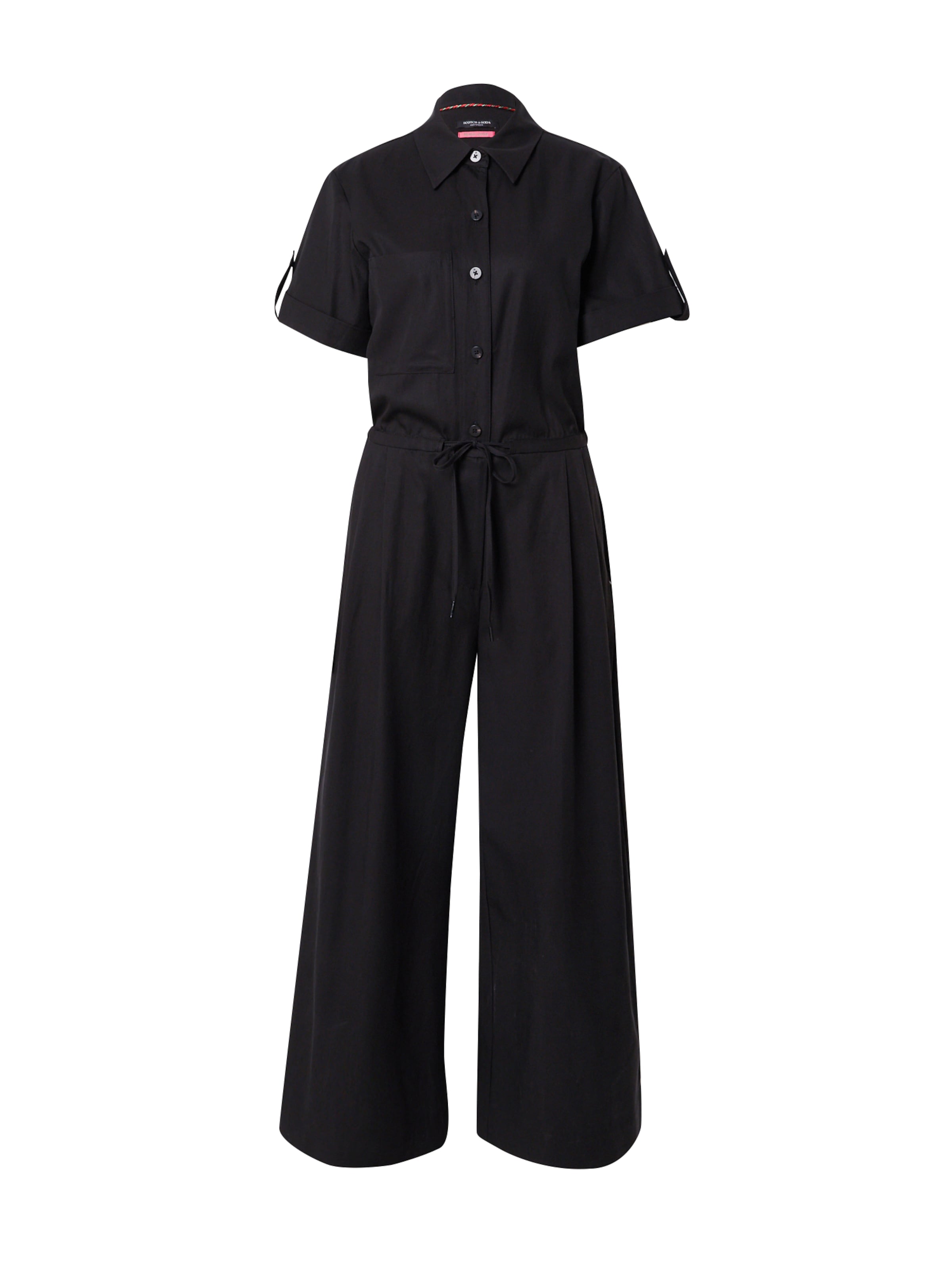 SCOTCH & SODA Overal – černá: přední strana