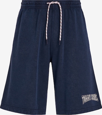 Tommy Jeans Loose fit Pants in Blue: front