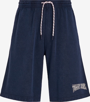 Tommy Jeans Loosefit Broek in Blauw: voorkant