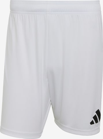 ADIDAS PERFORMANCE Sports trousers 'Entrada26' in White: front
