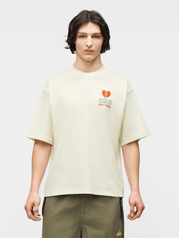 Tricou 'V-Day Heart Broken Cat' de la ADIDAS ORIGINALS pe alb