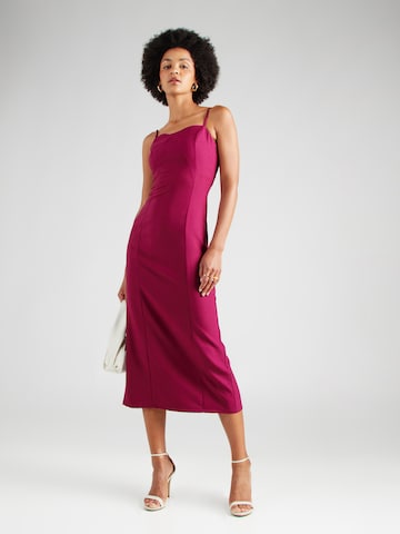 Trendyol Koktejlové šaty – pink: přední strana