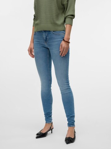 Coupe slim Jean 'VMLux' VERO MODA en bleu