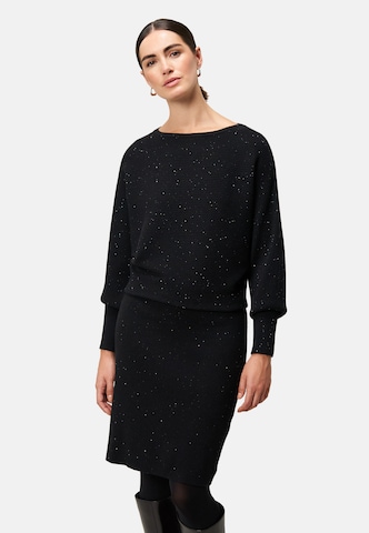 zero Knit dress in Black: front