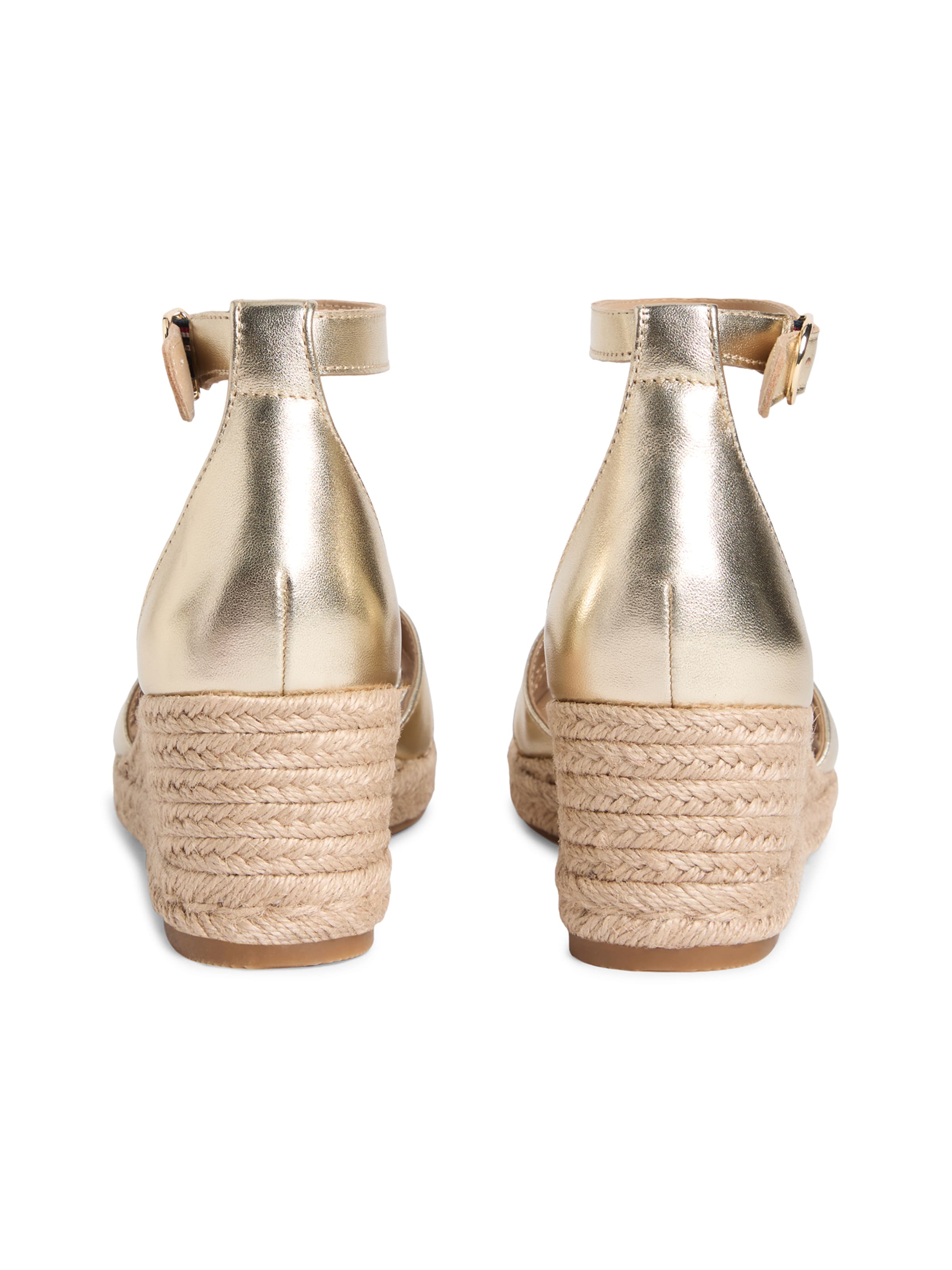 TOMMY HILFIGER Páskové sandály – zlatá