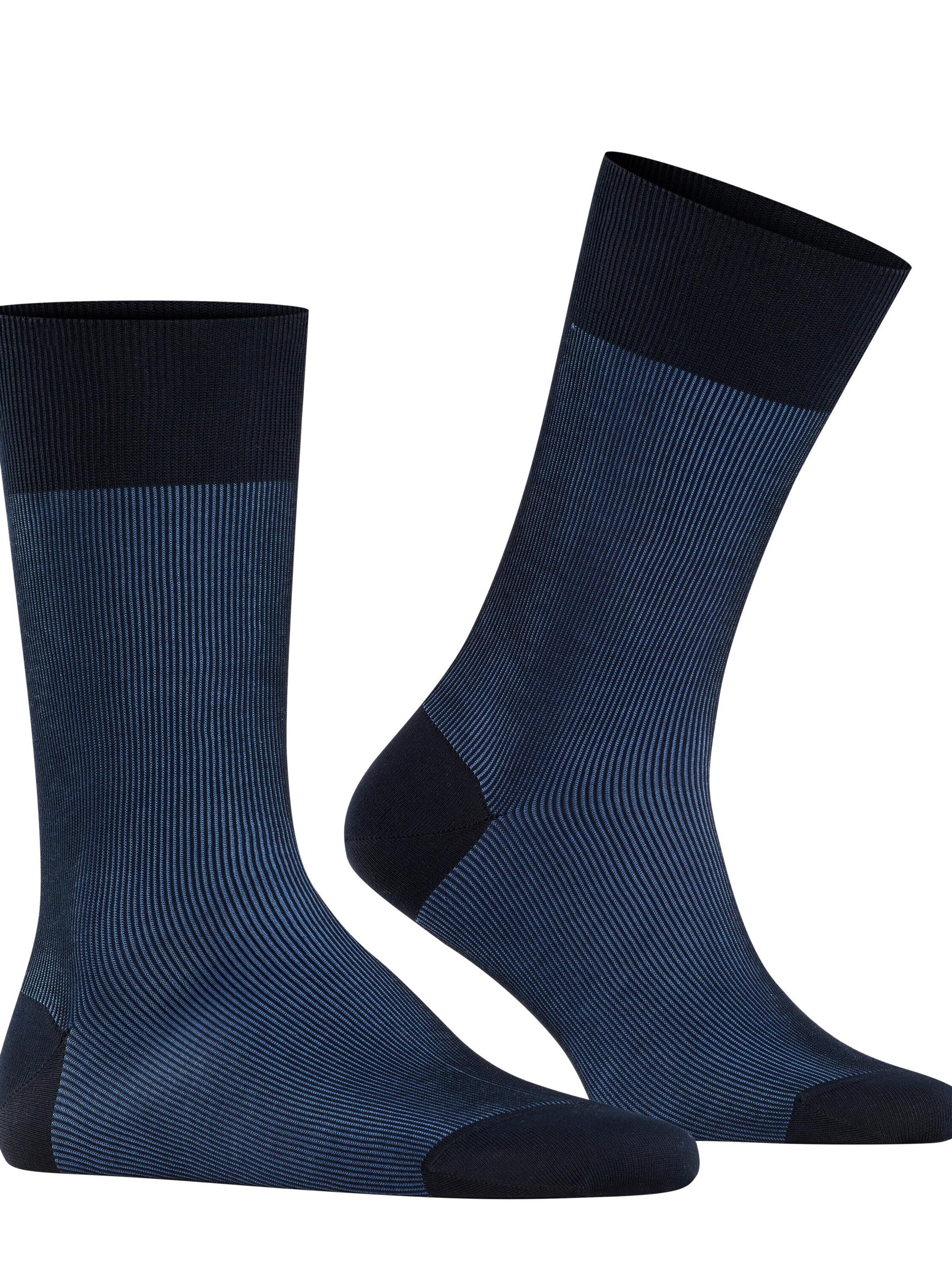 FALKE Socks 'Fine Shadow' in Blue