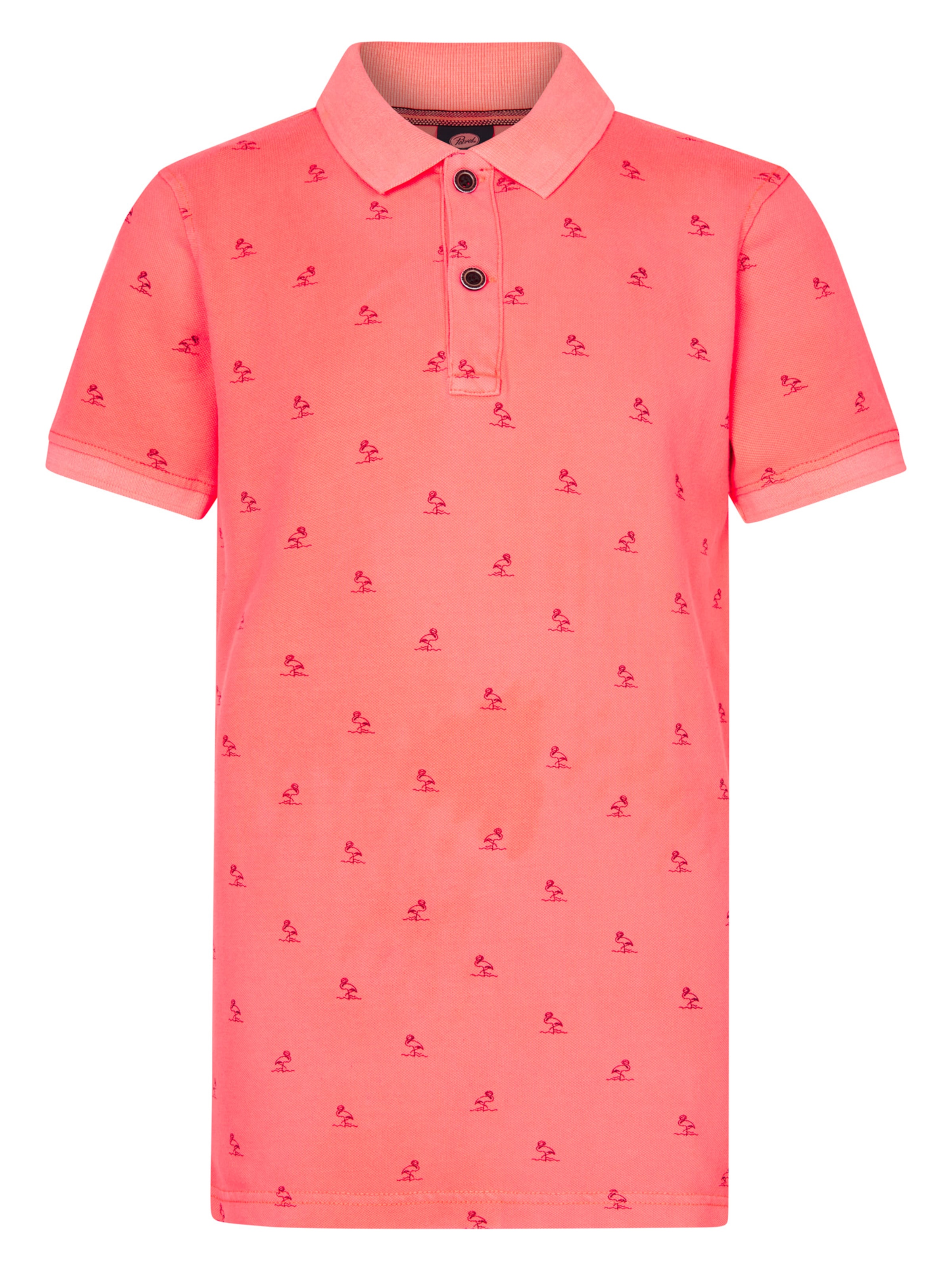 Petrol Industries Poloshirt 'Marigold' in Pink: Vorderseite