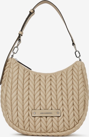 Karl LagerfeldTorba za na rame 'K/Weave' - bež boja: prednji dio