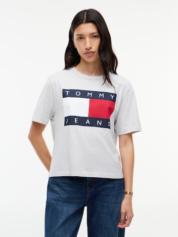 Tommy Jeans T-Shirt in Grau: Vorderseite