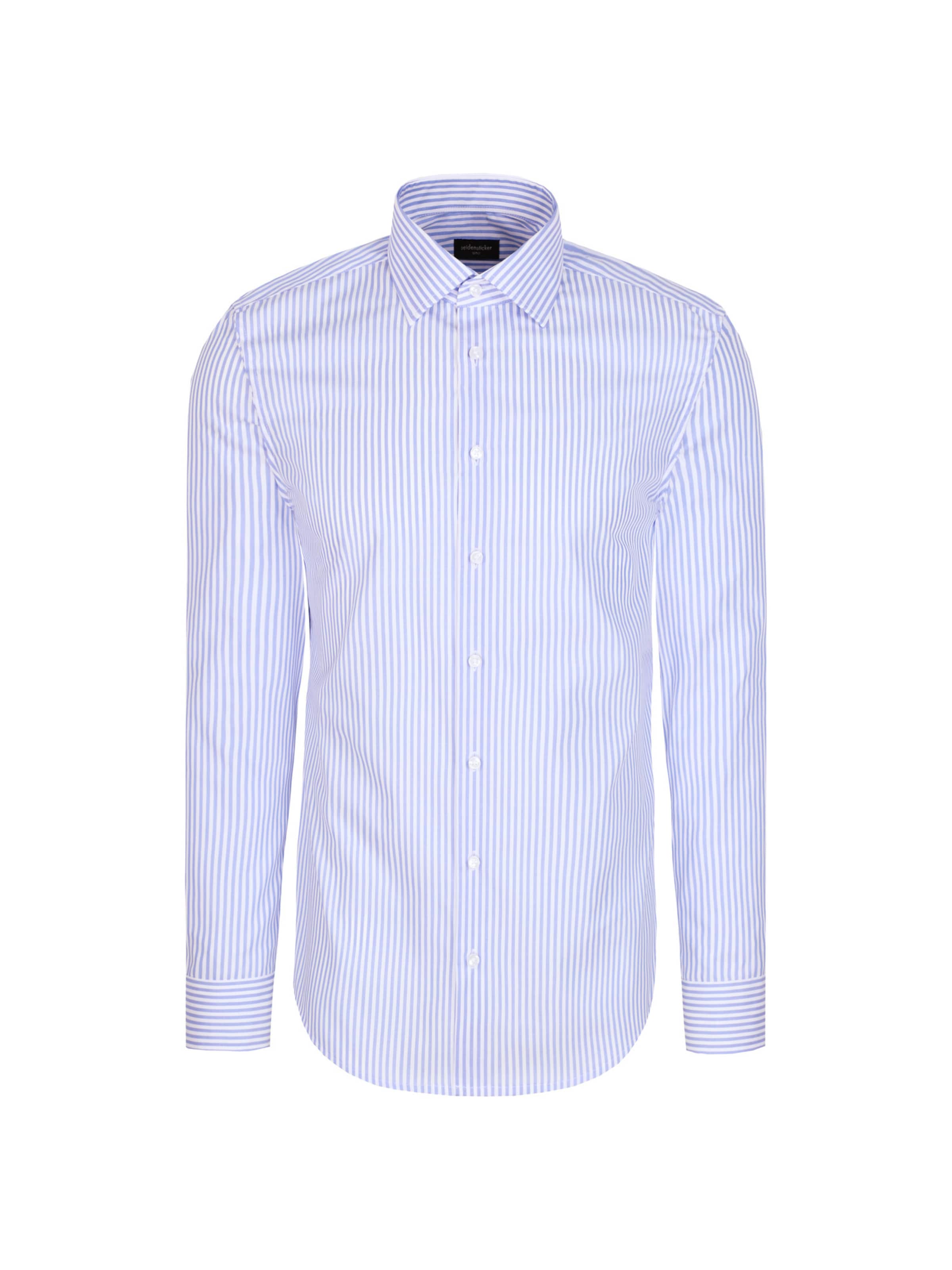 Coupe slim Chemise business SEIDENSTICKER en violet : devant