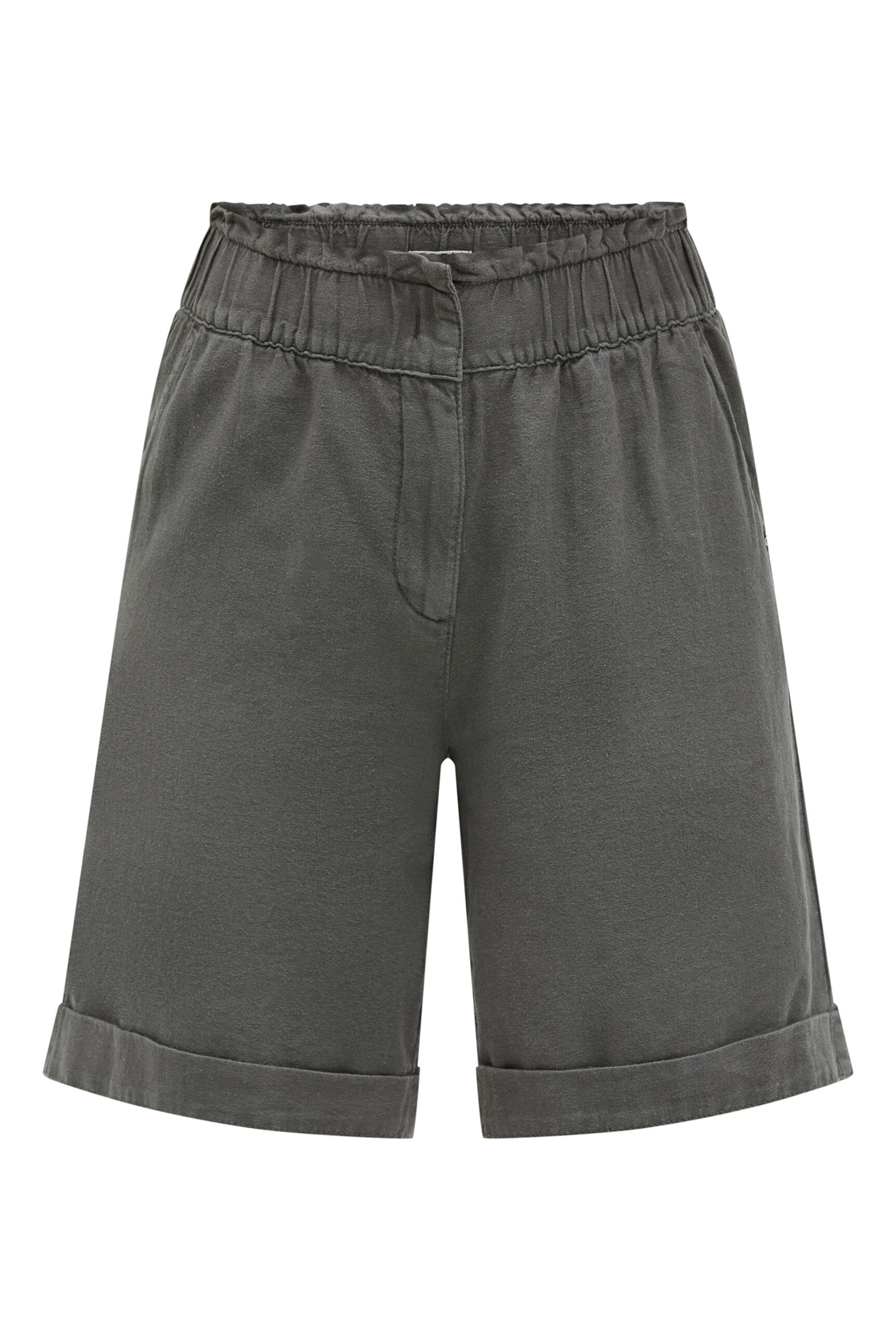 Soccx Regular Pants in Green: front