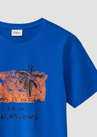 s.Oliver T-Shirt in Blau