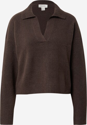 Monki Pullover in Braun: predná strana