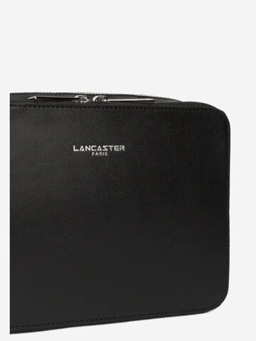 LANCASTER ParisTorba preko ramena 'Lancaster Sacoche Cuir Homme Paris Homme Noir' - crna boja
