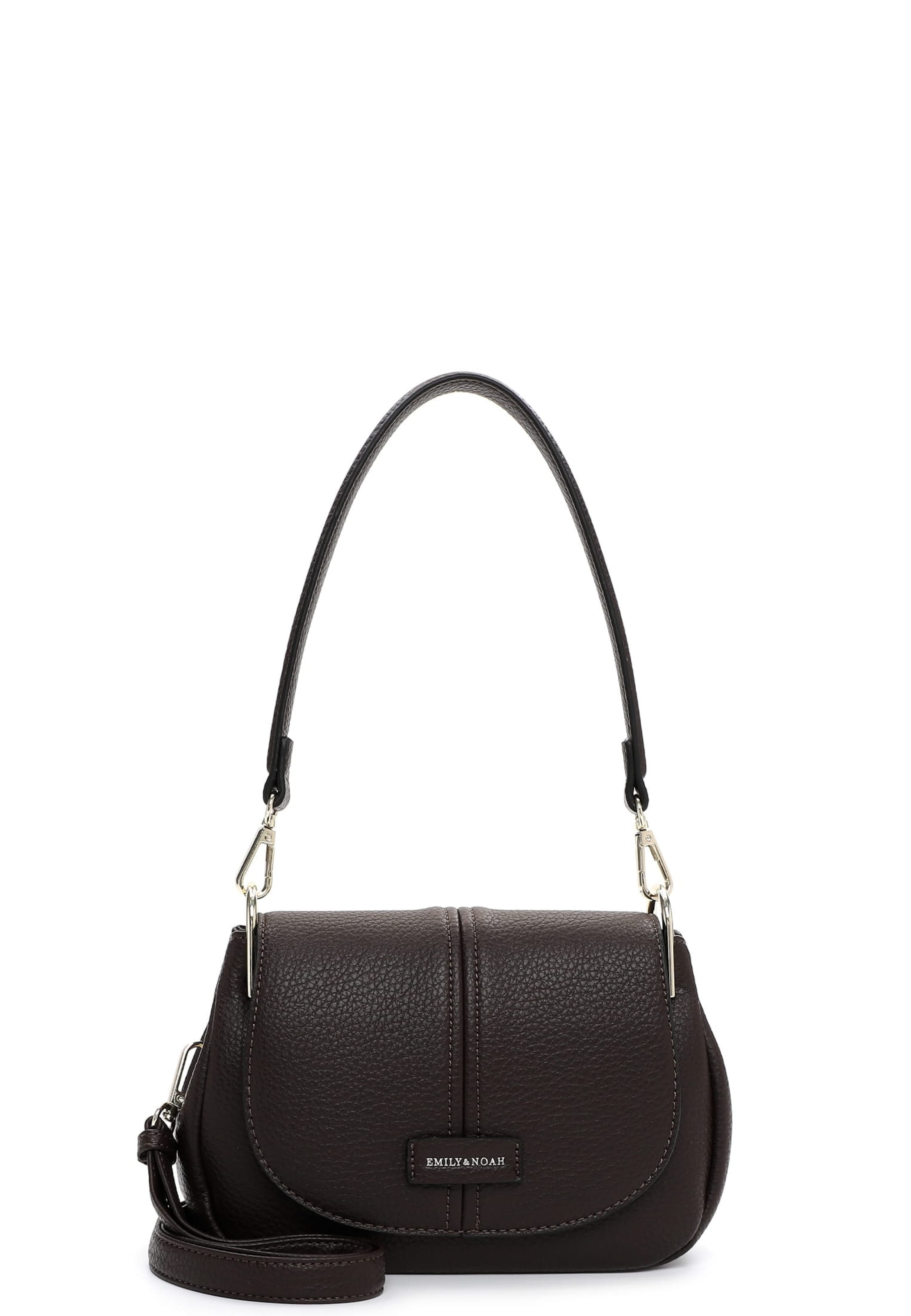 Emily & Noah Skuldertaske 'Halla' i brun: forside