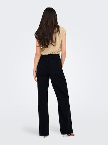 ONLY Wide leg Jeans 'ONLMadeline' in Black
