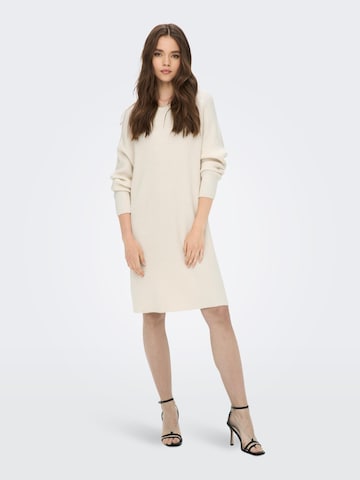 ONLY Knitted dress 'FIA KATIA' in Beige