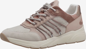 Tamaris Sneakers laag in Roze: voorkant