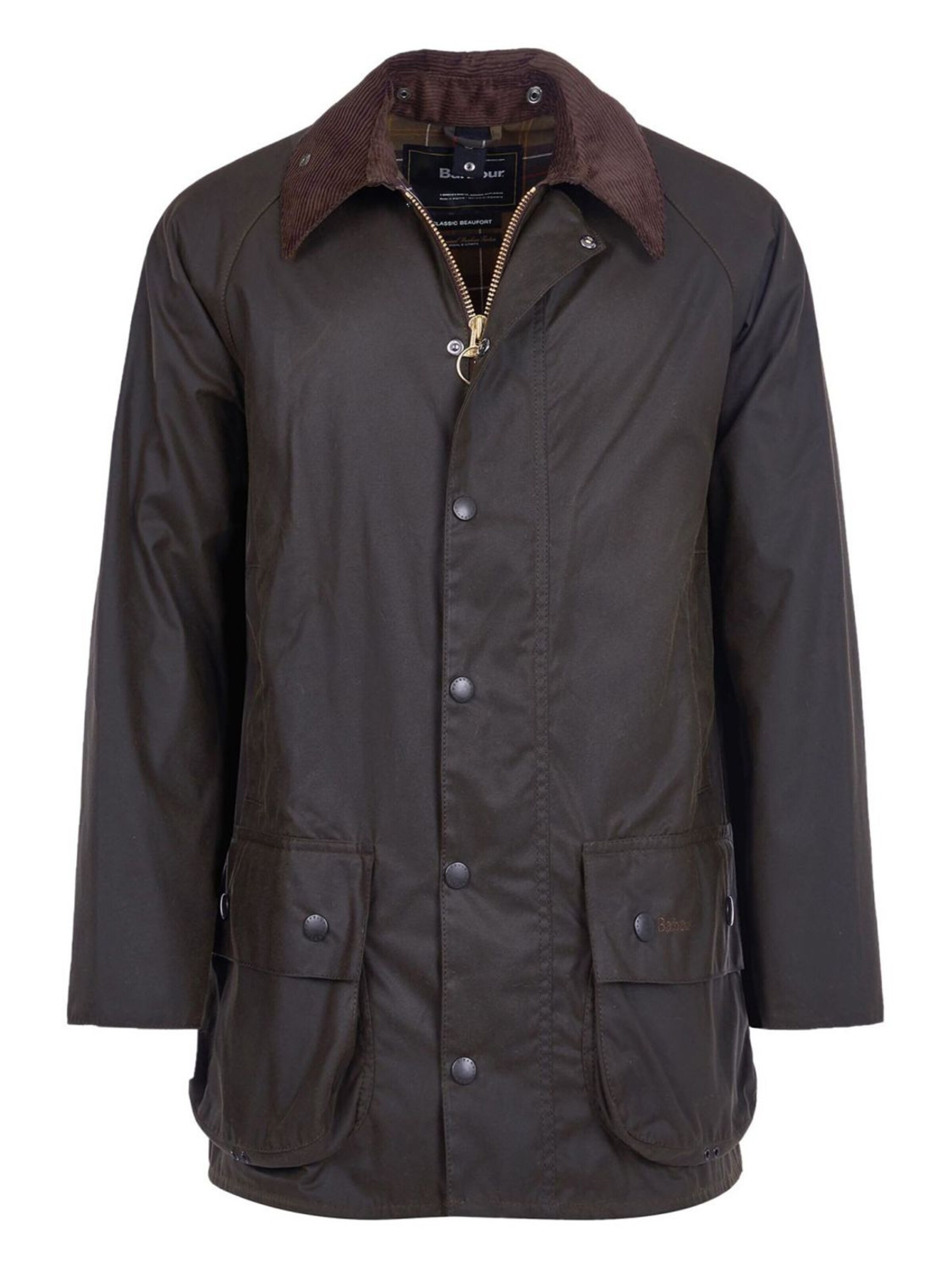 Barbour Winterjas in Groen: voorkant