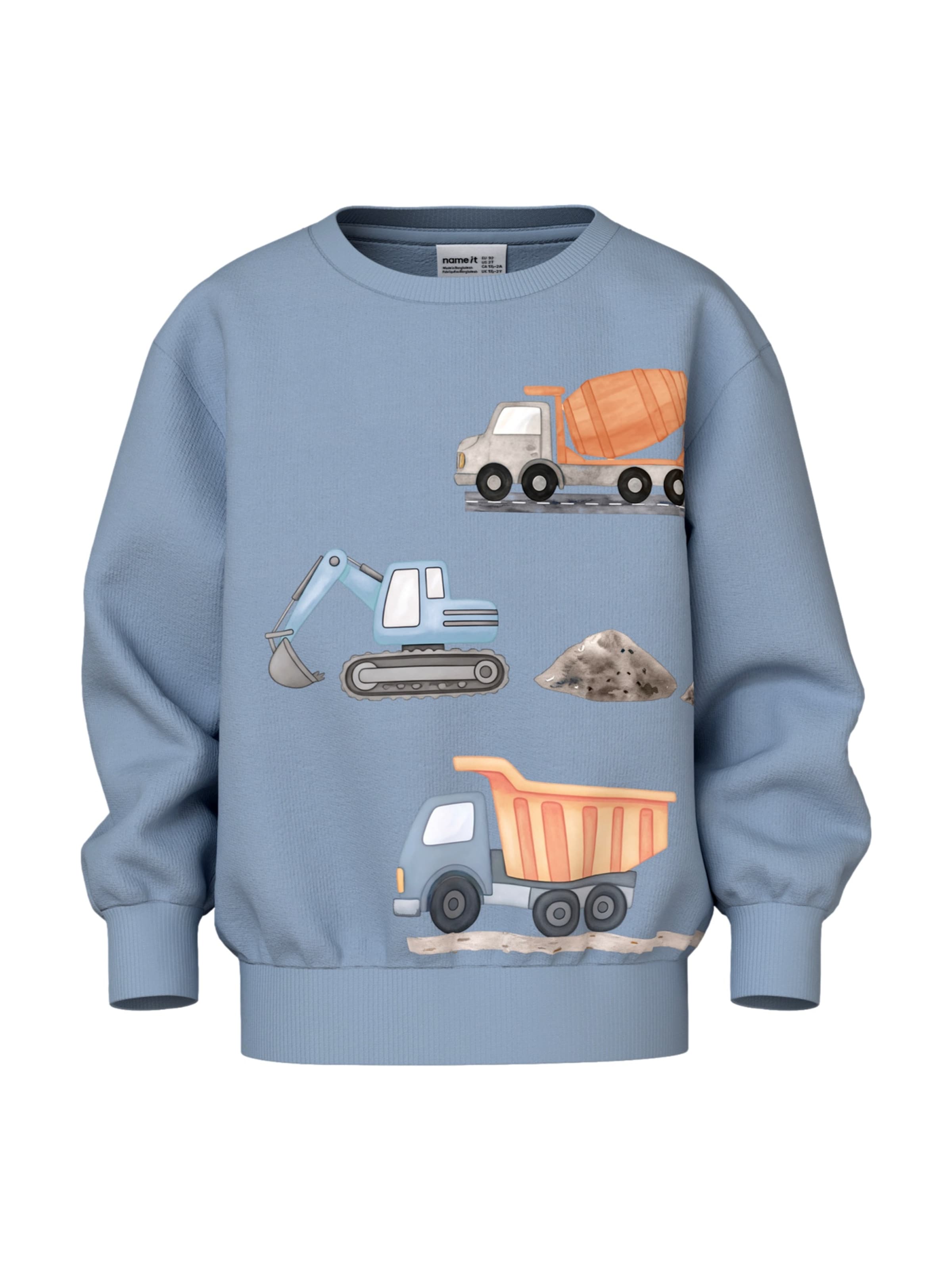 NAME IT Sweatshirt 'Jaso' in Blau: Vorderseite