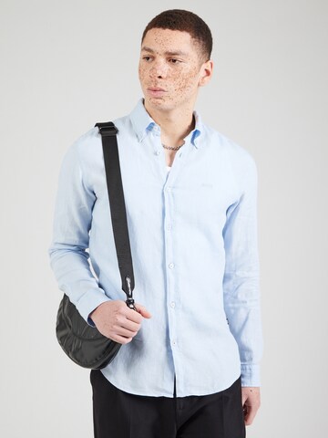 Regular fit Camicia 'ROAN' di BOSS in blu: frontale