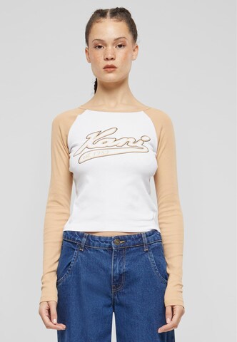 Karl Kani Shirt in White: front