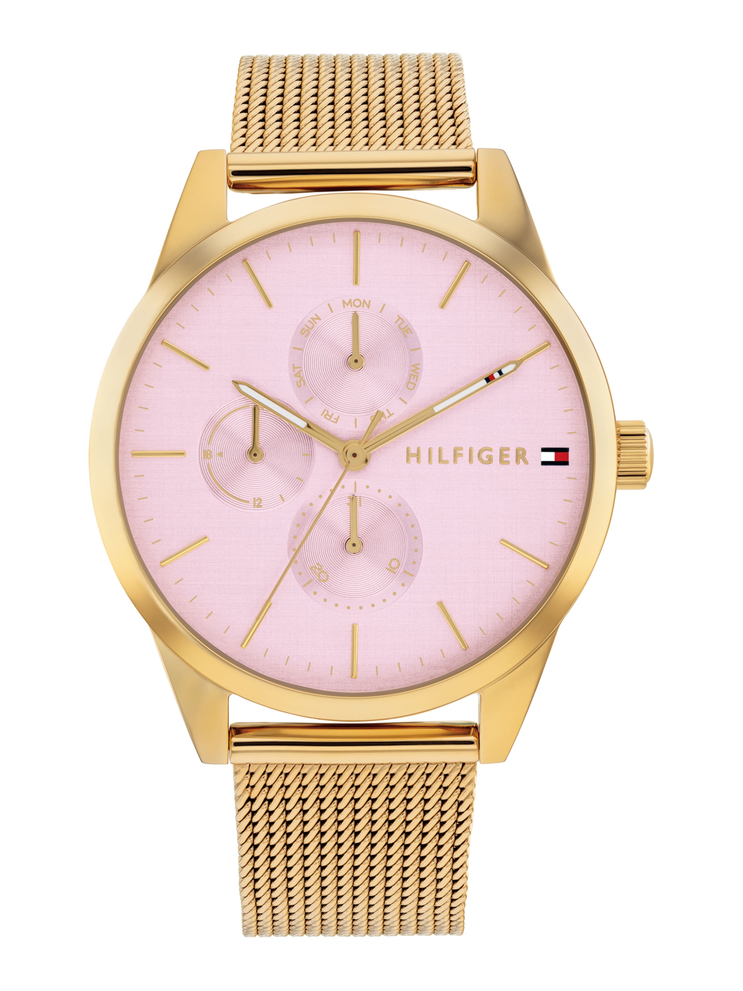TOMMY HILFIGER Analog watch 'CAMILLE' in Gold
