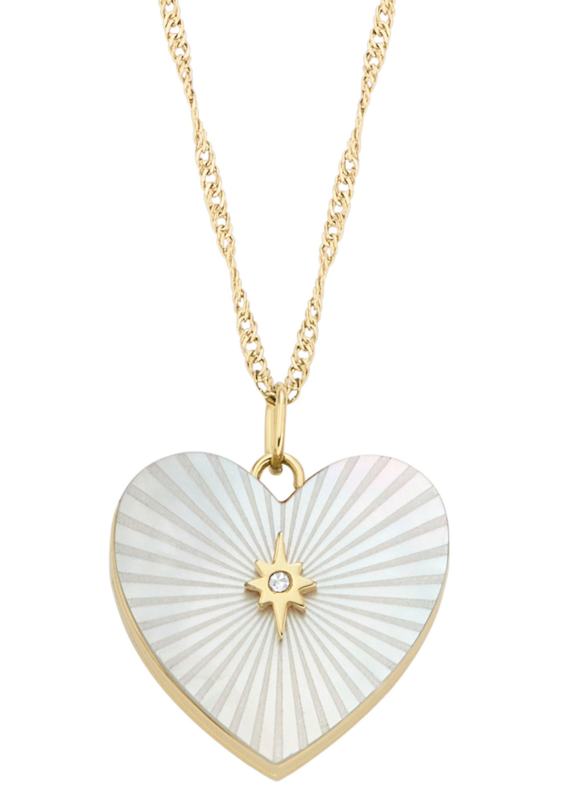 FOSSIL Necklace in Gold: front