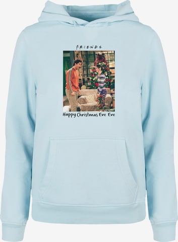 ABSOLUTE CULT Sweatshirt 'Friends - Happy Christmas Eve Eve' in Blue: front