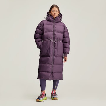 ADIDAS BY STELLA MCCARTNEY - Abrigo de montaña en lila: frente
