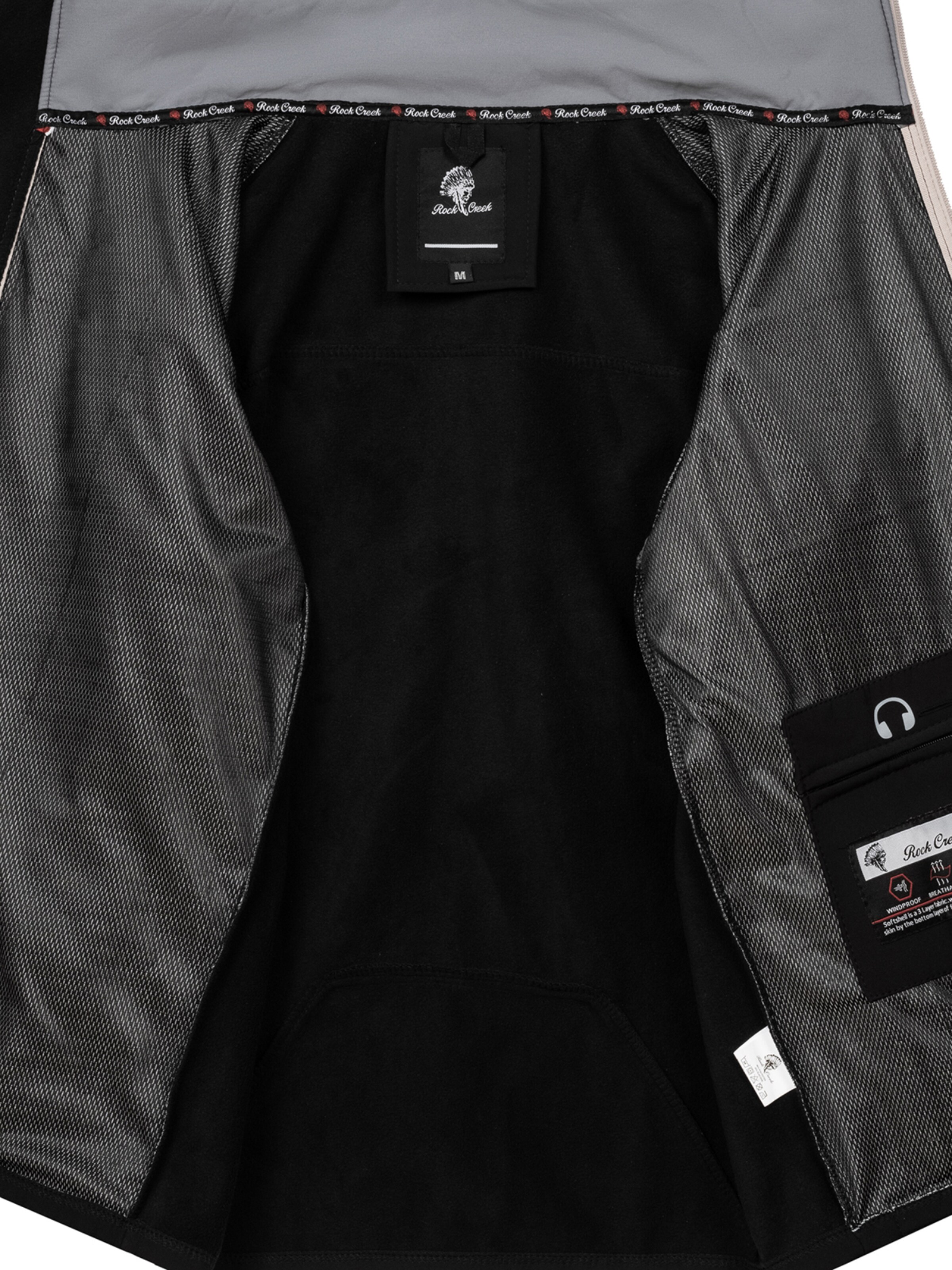 Rock Creek Outdoor jacket in Black