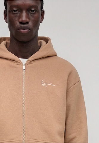 Giacca di felpa 'Essential' di Karl Kani in grigio