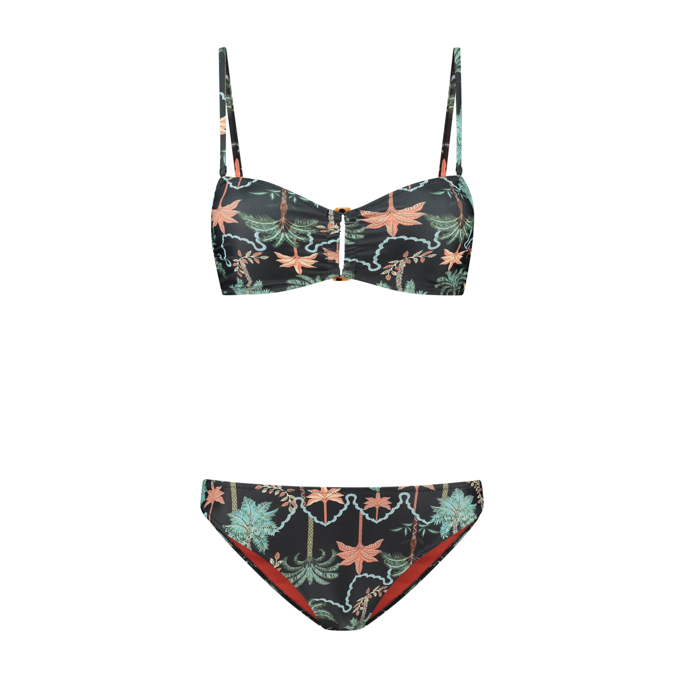 Shiwi Bandeau Bikini 'Zoe' w kolorze czarny: przód