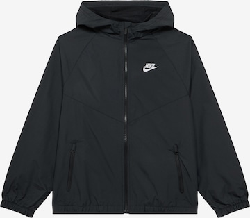Veste mi-saison Nike Sportswear en noir : devant
