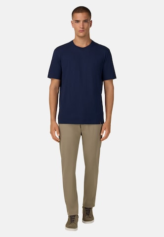 Boggi Milano Slim fit Trousers with creases 'B Tech' in Grey