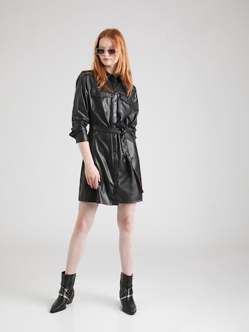 Robe-chemise DKNY en noir