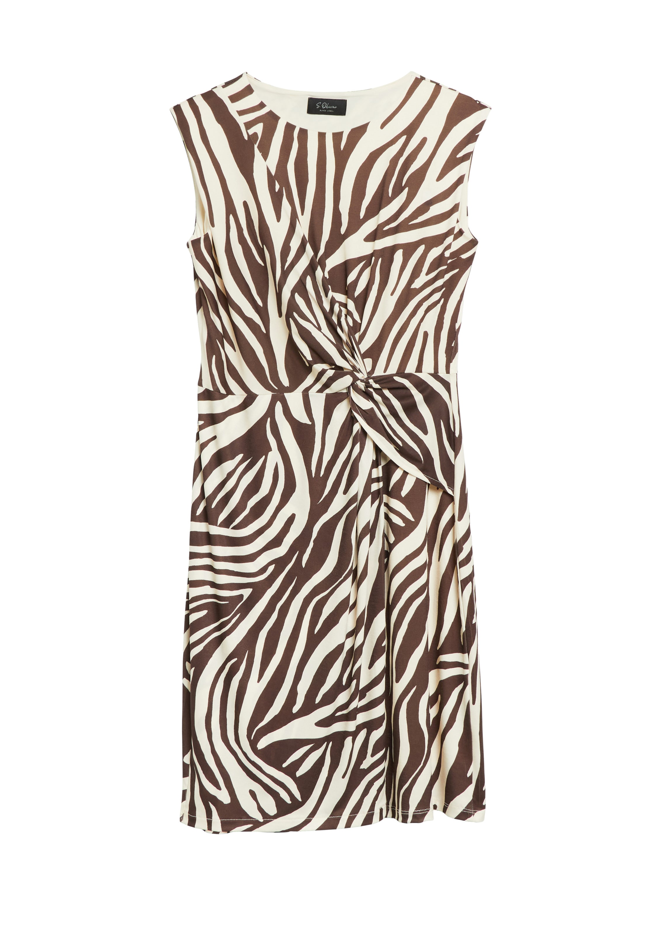 s.Oliver BLACK LABEL Jurk in Beige: voorkant