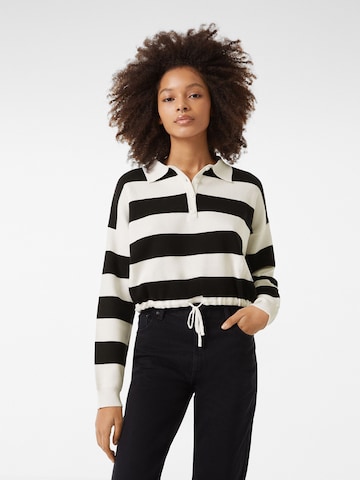 Bershka Pullover in Weiß: predná strana