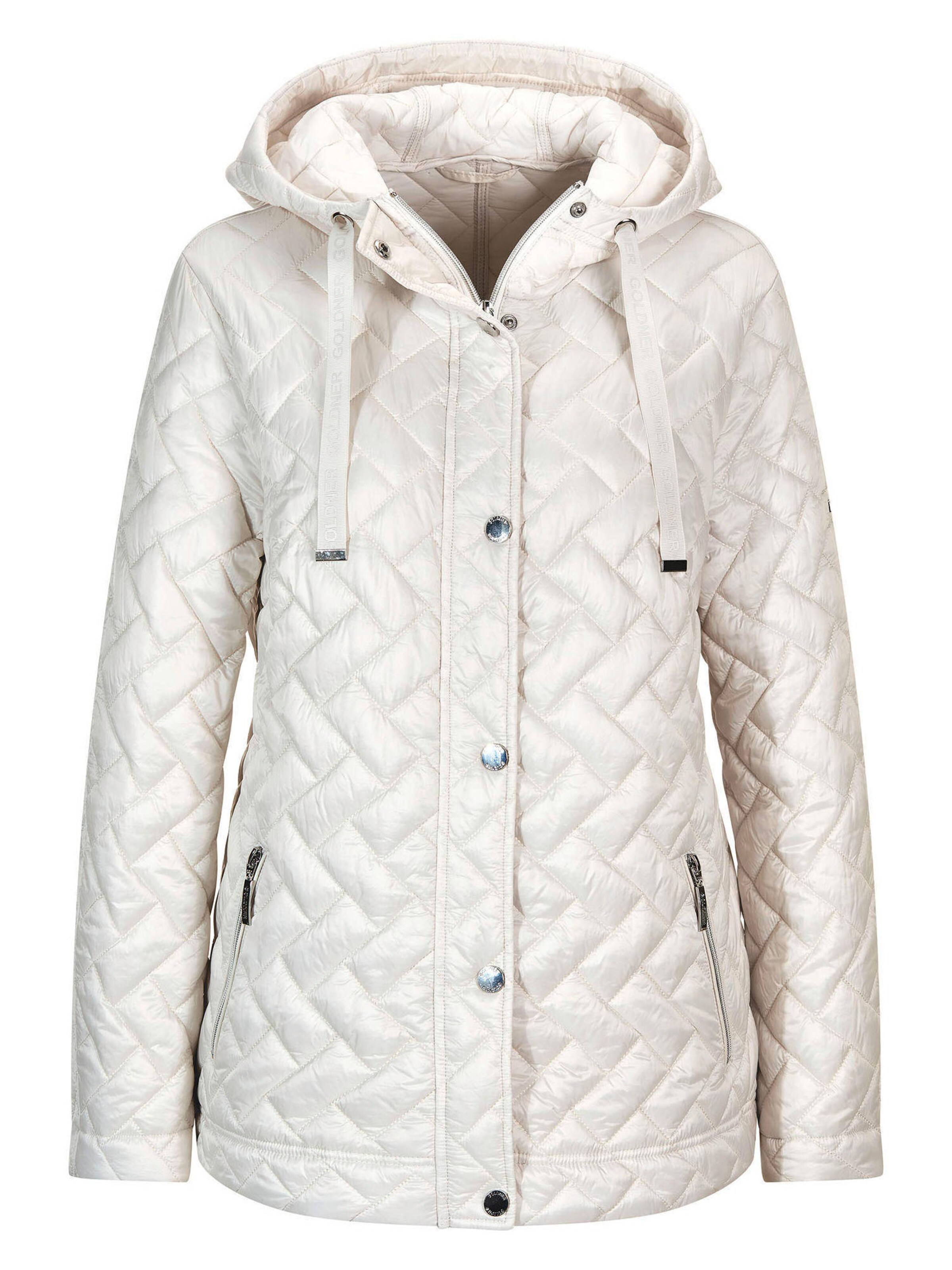 Goldner Tussenjas in Wit: voorkant