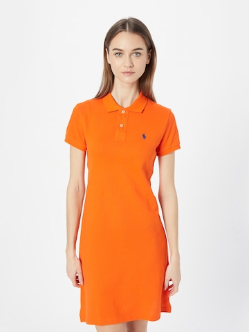 Robe Polo Ralph Lauren en orange : devant