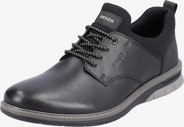 Rieker Athletic Lace-Up Shoes in Black: front