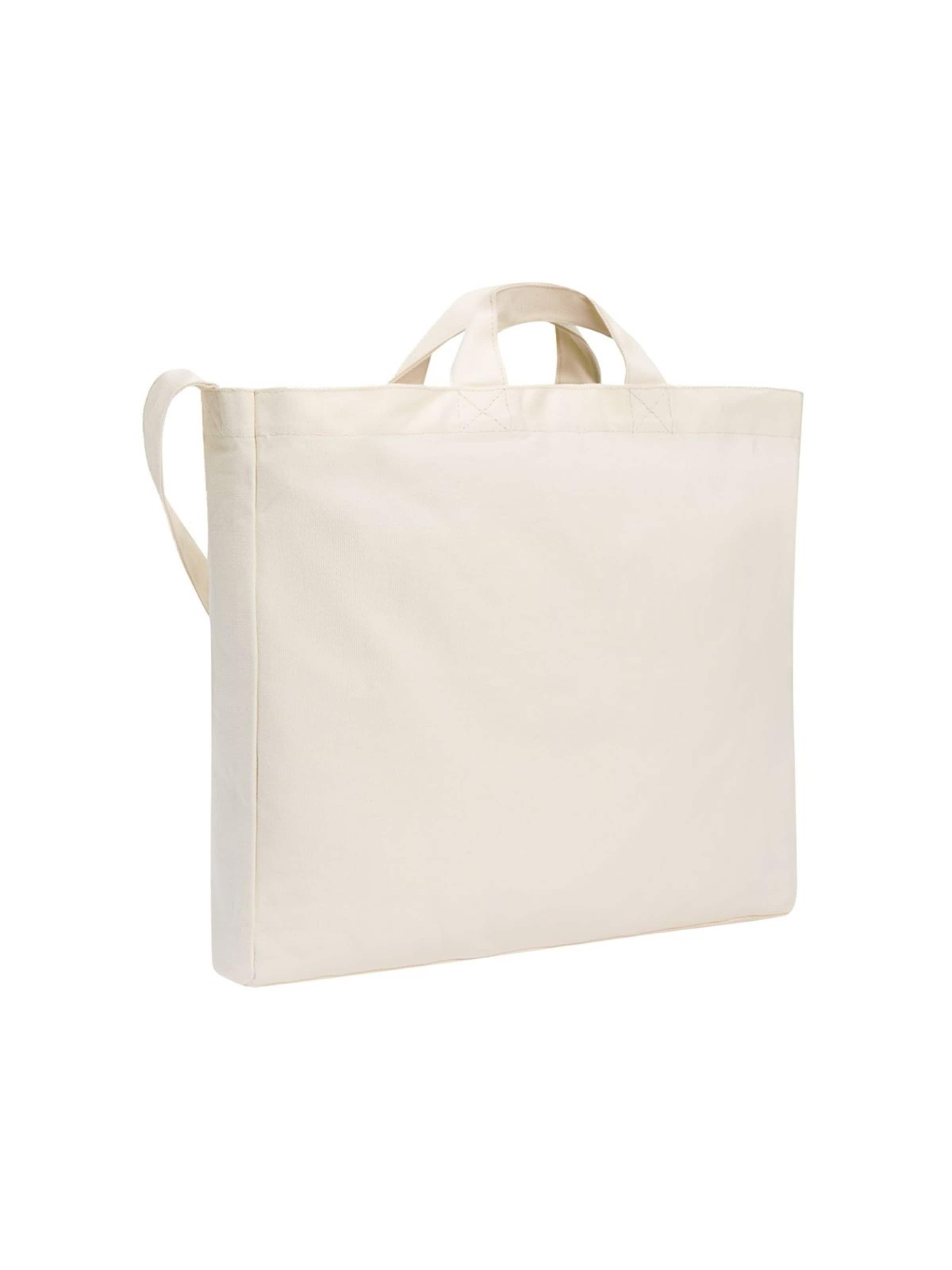 WALLIEN Schoudertas 'Premium Tote Bag' in Wit